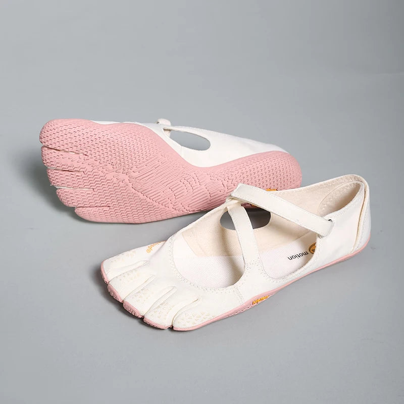 Five-Toe Flats with Elastic Closure — product view