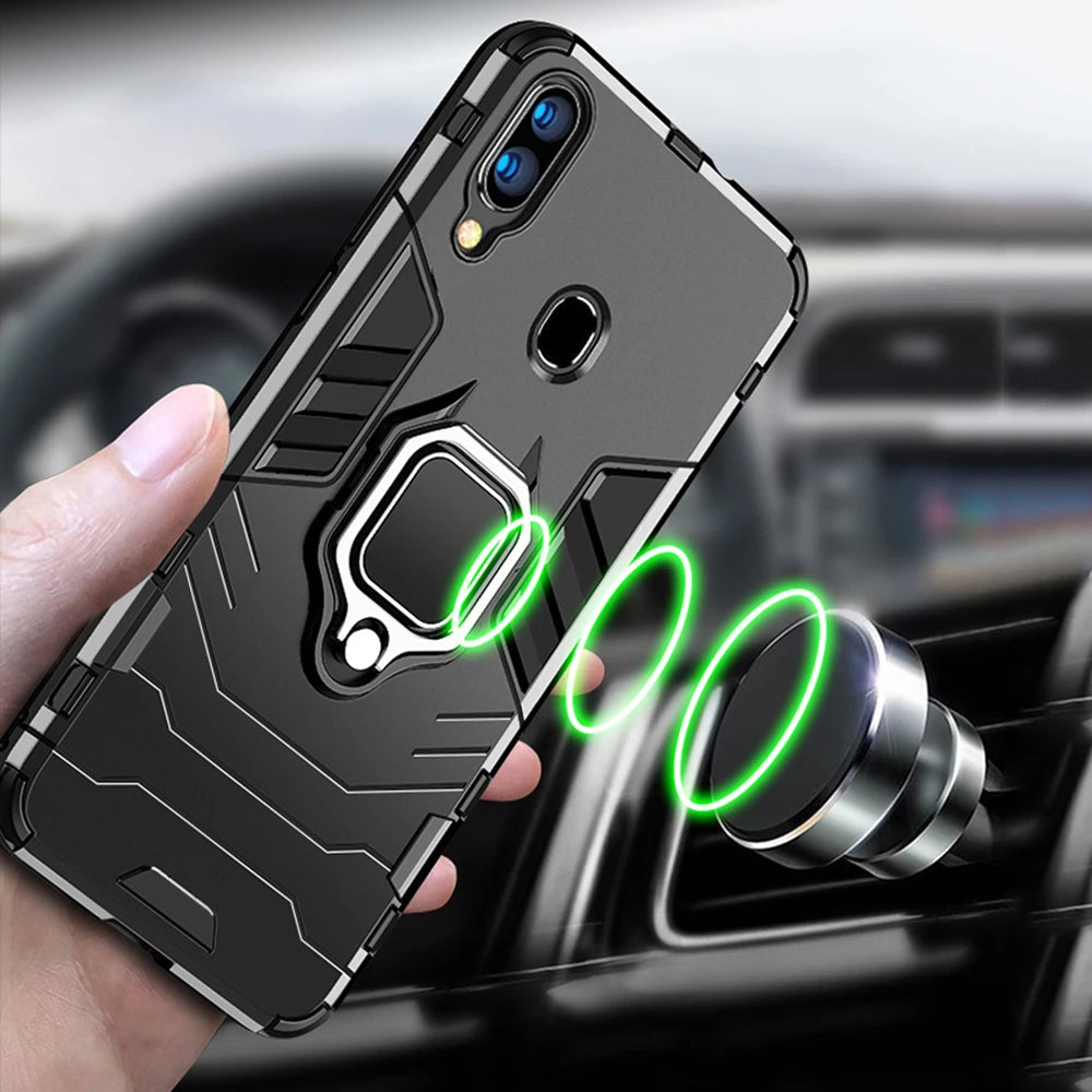 Ring Stand Phone Case for Samsung Galaxy A20, A40, A30