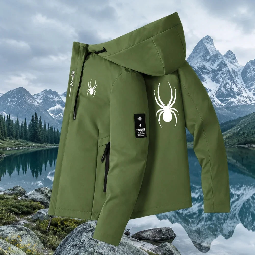 Men's Hooded Zip-Up Jacket