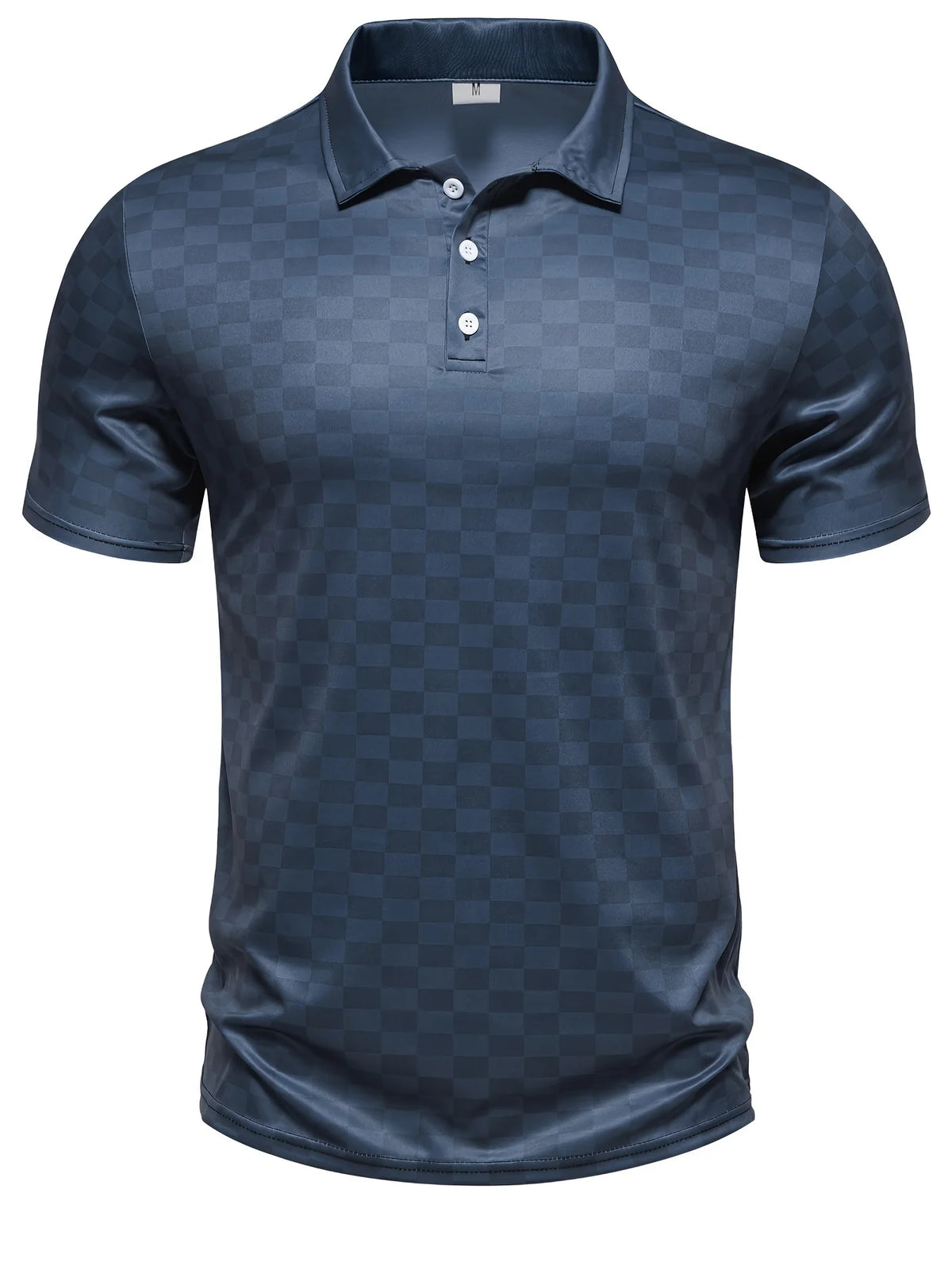 Men's Striped Short-Sleeve Polo Shirt