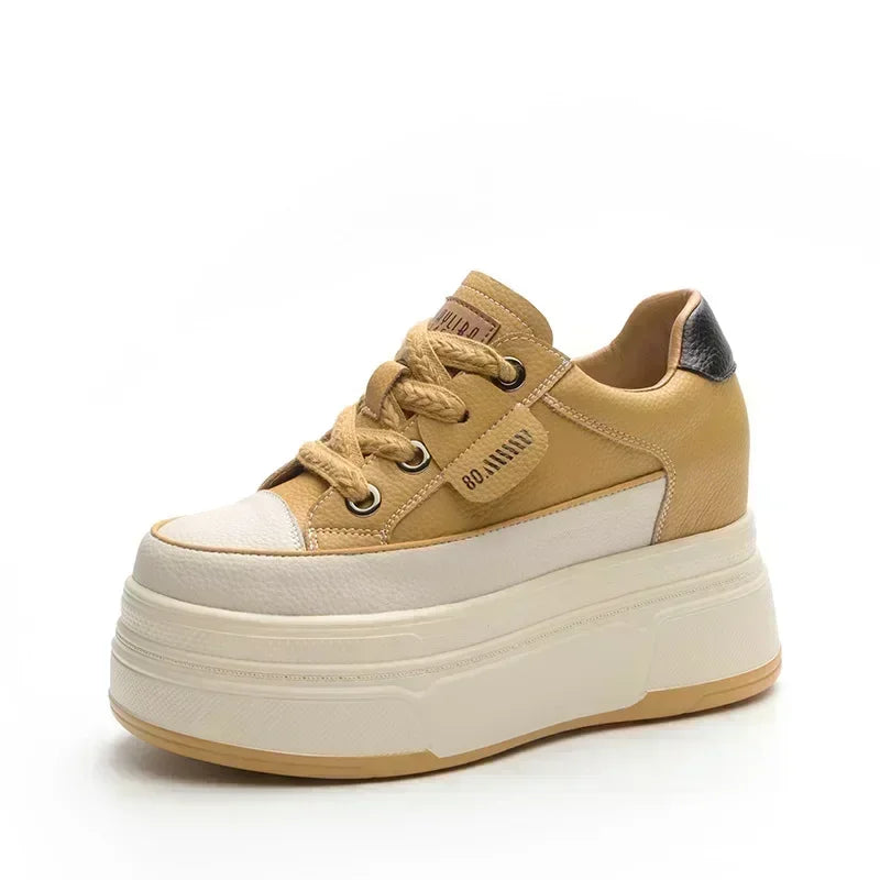 Women's Hidden-Wedge Platform Sneakers — product view