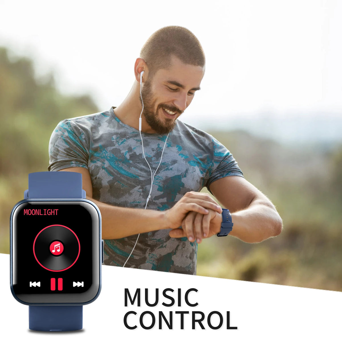 1.69-Inch Smartwatch with Sleep Features