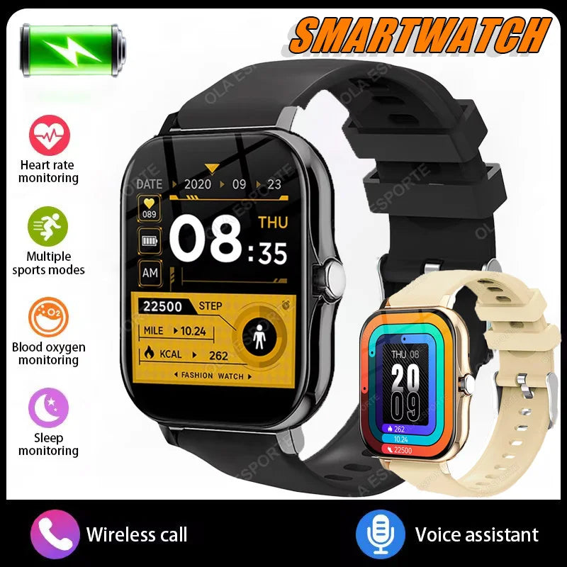 Outdoor 1.83-Inch Calling Smartwatch with Sleep Features