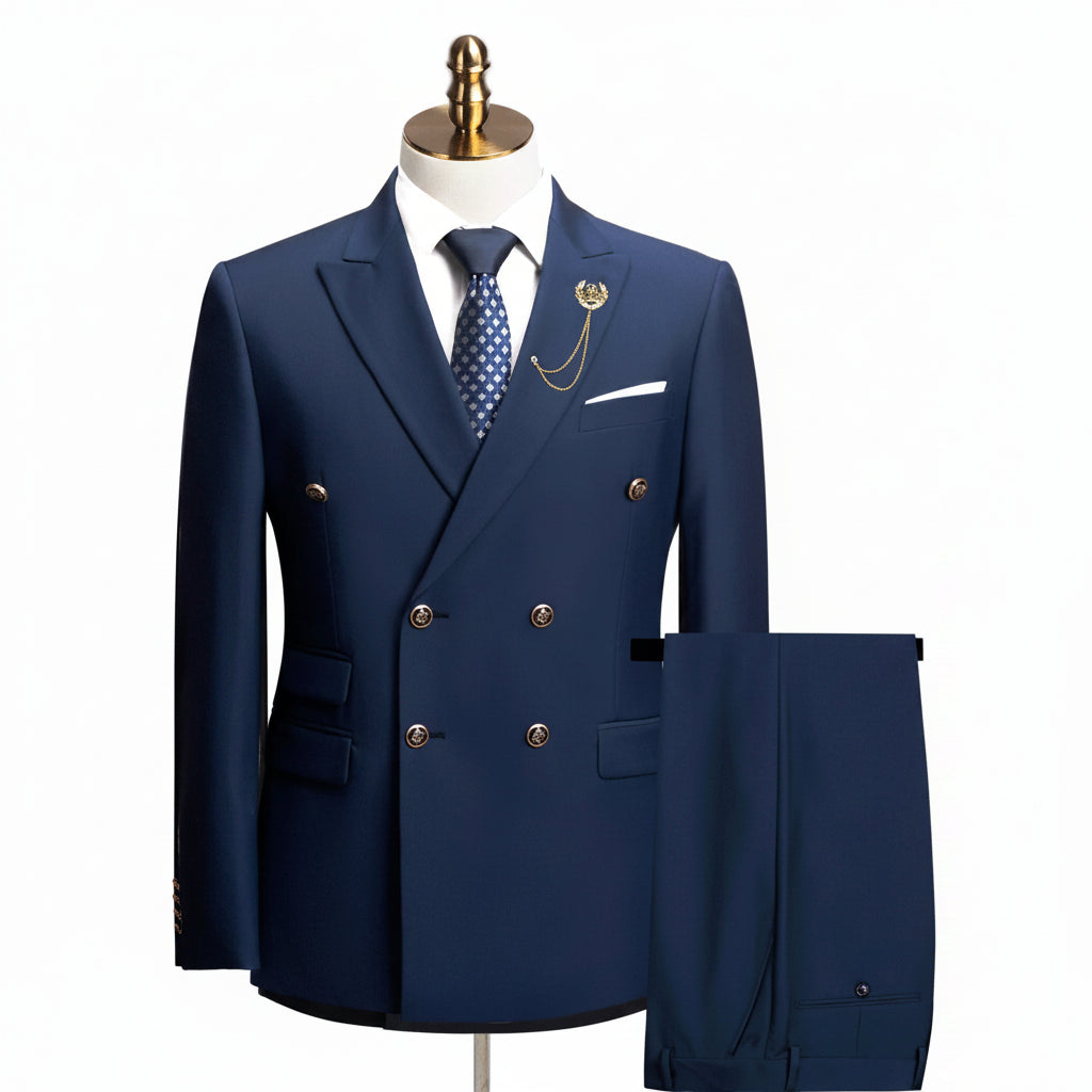 Men's Slim Fit Formal Business Suit 2Pcs Set — product view