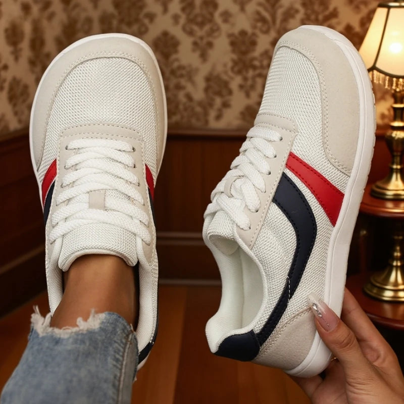 Women's Wide-Toe Lace-Up Sneakers — product view