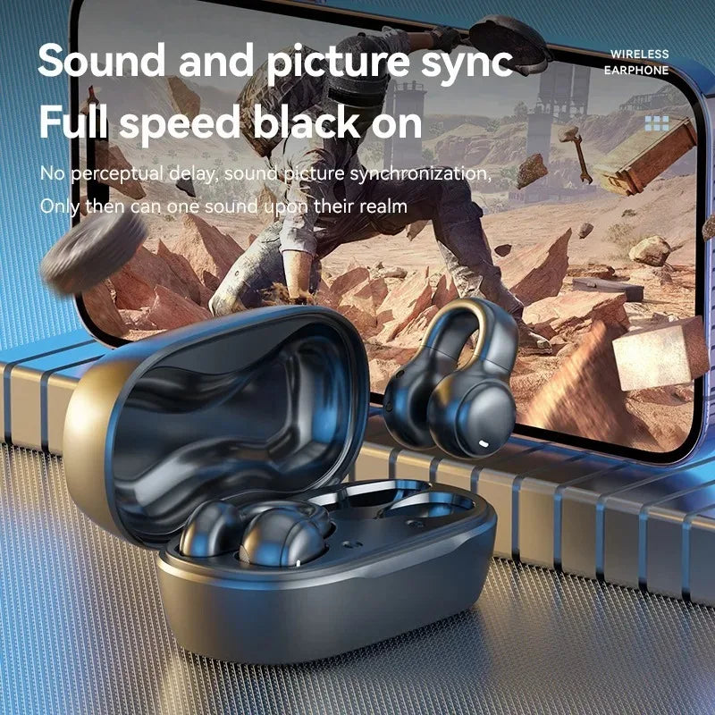 Open-Ear Clip Wireless Sport Earbuds