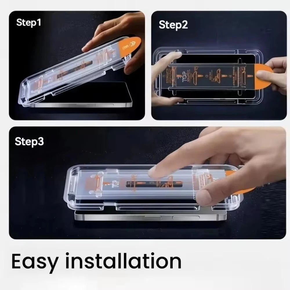 Easy-Install Clear Tempered Glass Screen Protector for Samsung Galaxy A16, A55, A35, A15 5G, A72, A12, A13, A26, A17, A57, A71 5G, A73 5G, A56, A36, A24 4G, A14, A34, A07, A54, A08, A18, A53 5G