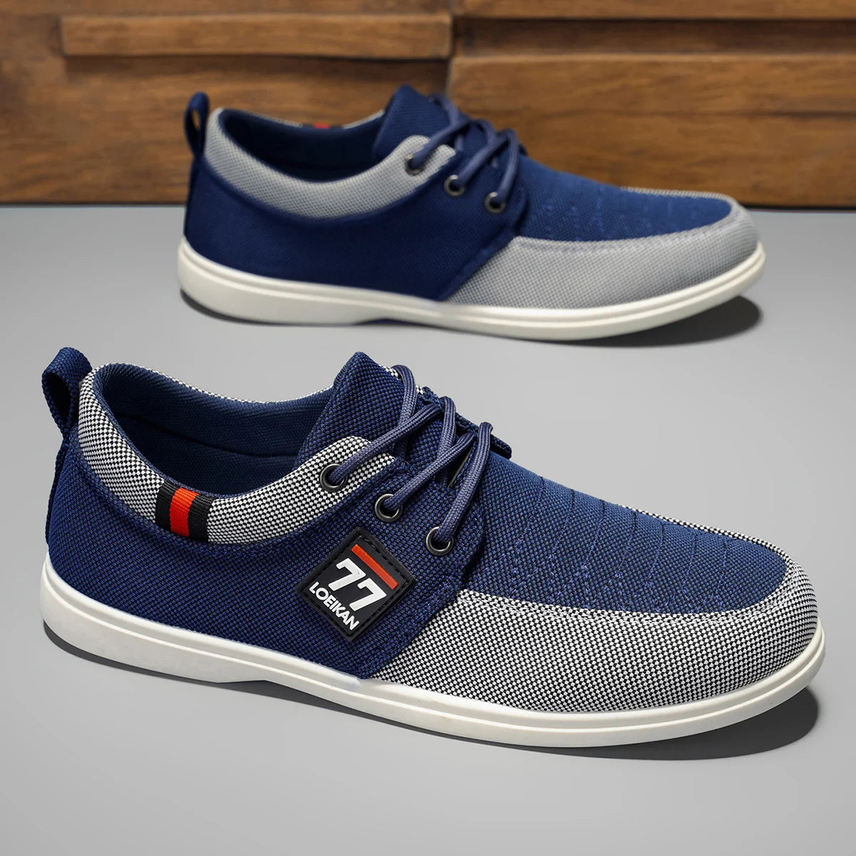 Baskets en toile pour homme
