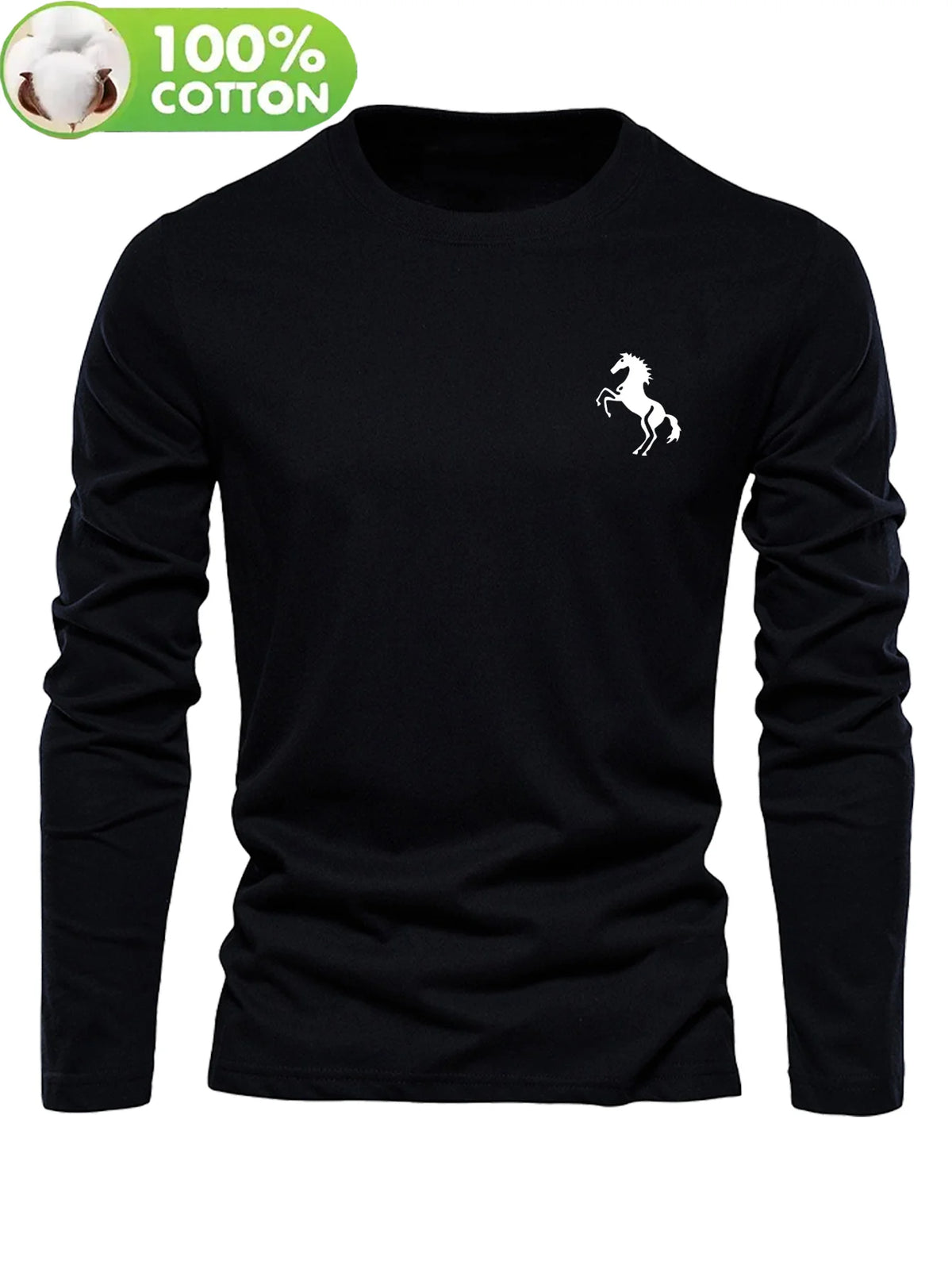 Men's Long-Sleeve Casual T-Shirt