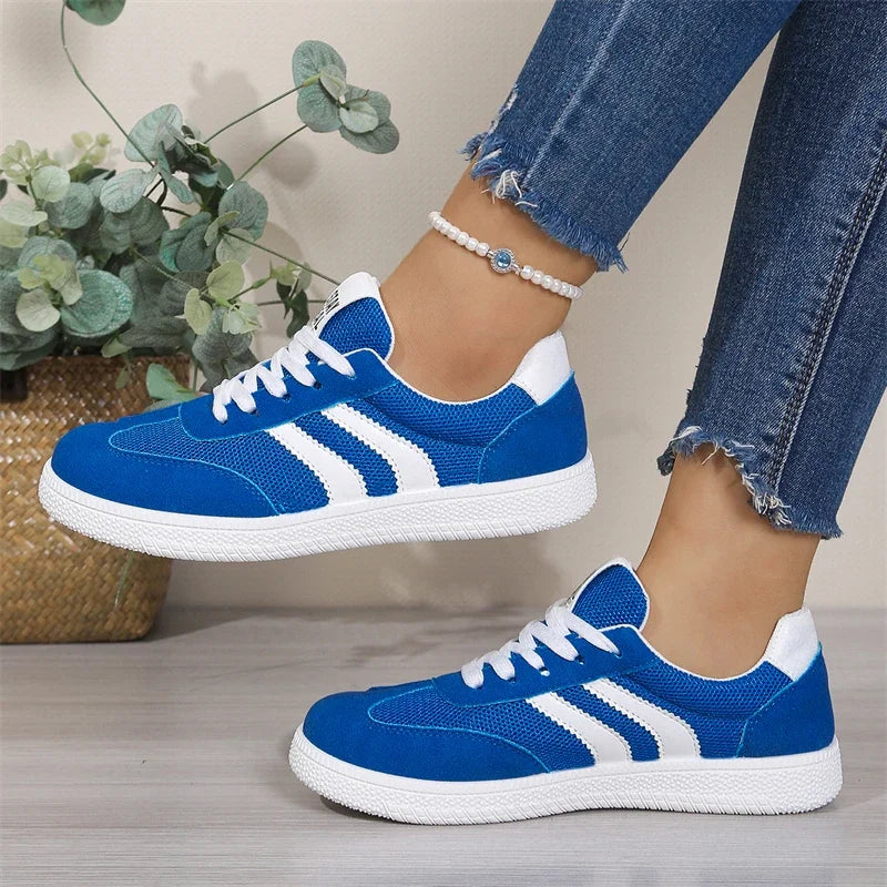 Women's Air Mesh Lace-Up Sneakers
