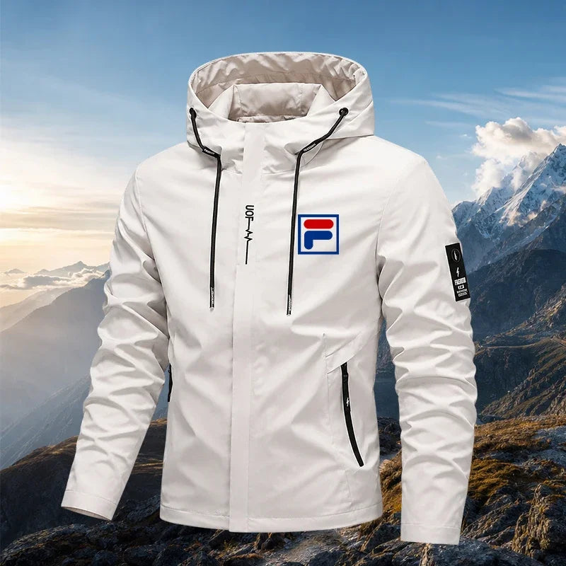 Men's Hooded Zip-Up Jacket