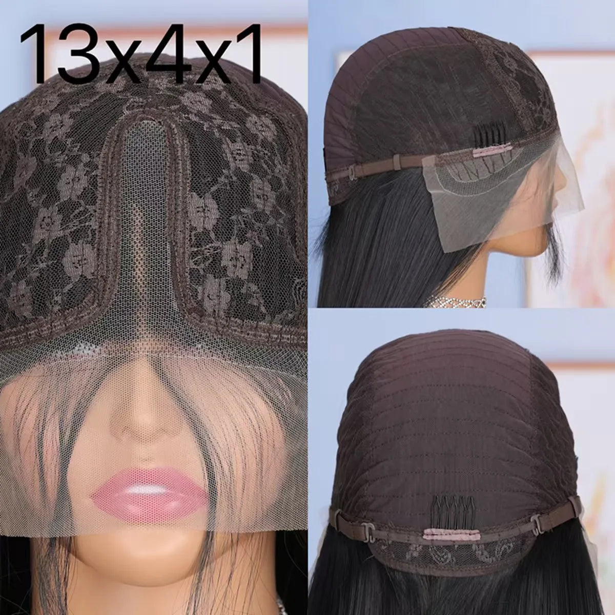 Jerry Curly HD Full Lace Frontal 13x4x1 Wig Preplucked with Baby Hair - OSASCO