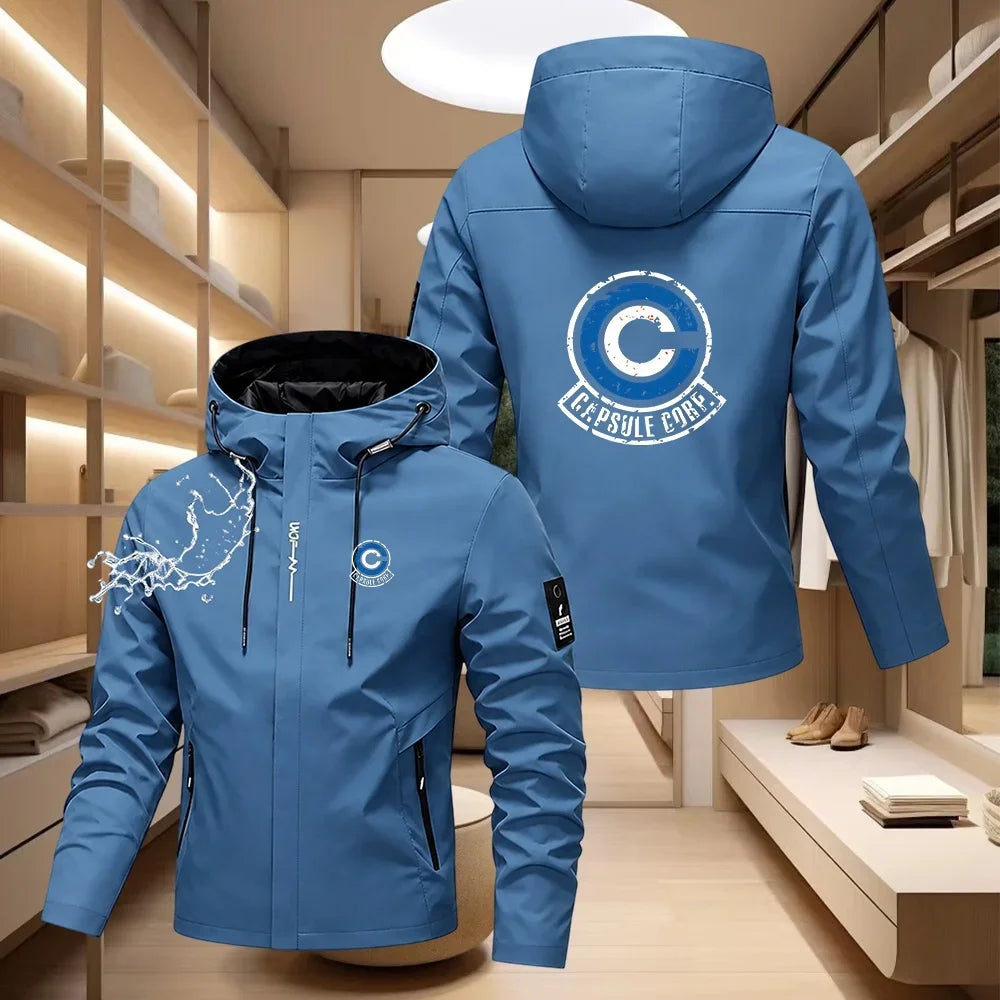 Men's Hooded Zip-Up Jacket
