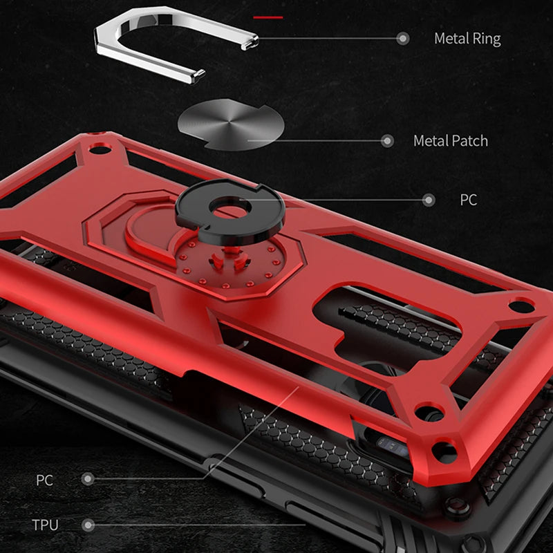 Ring Stand Phone Case for Samsung Galaxy A6 2018, S10, S10E, A6 Plus 2018, A9 2018, A70, S20, Note 9, Note 8, S10 Plus, S20 Plus, S20 Ultra, A8 2018, A8 Plus 2018, A51, A50, A71, A40, S8 Plus, S8, S9, S9 Plus