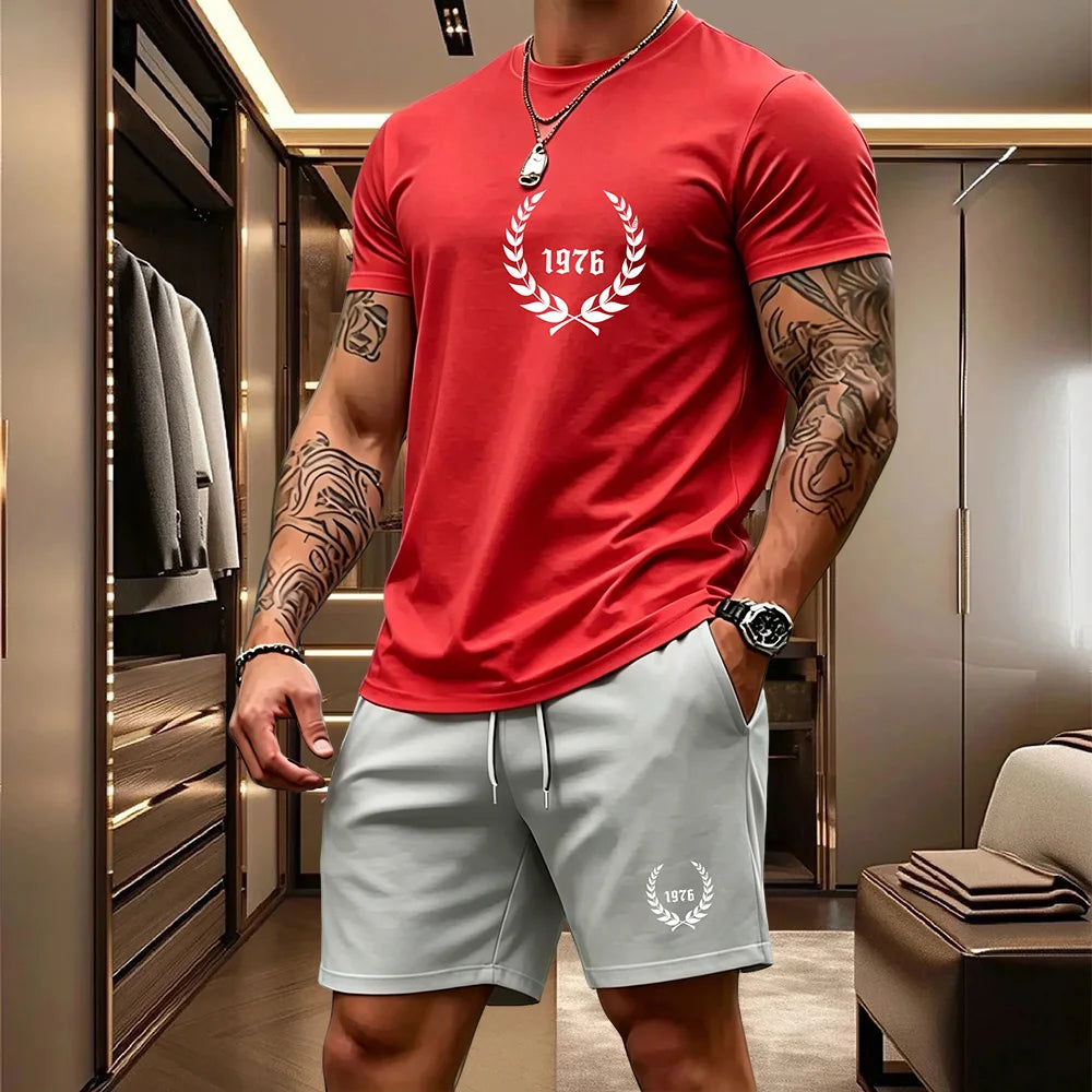 Men's Top & Shorts Set
