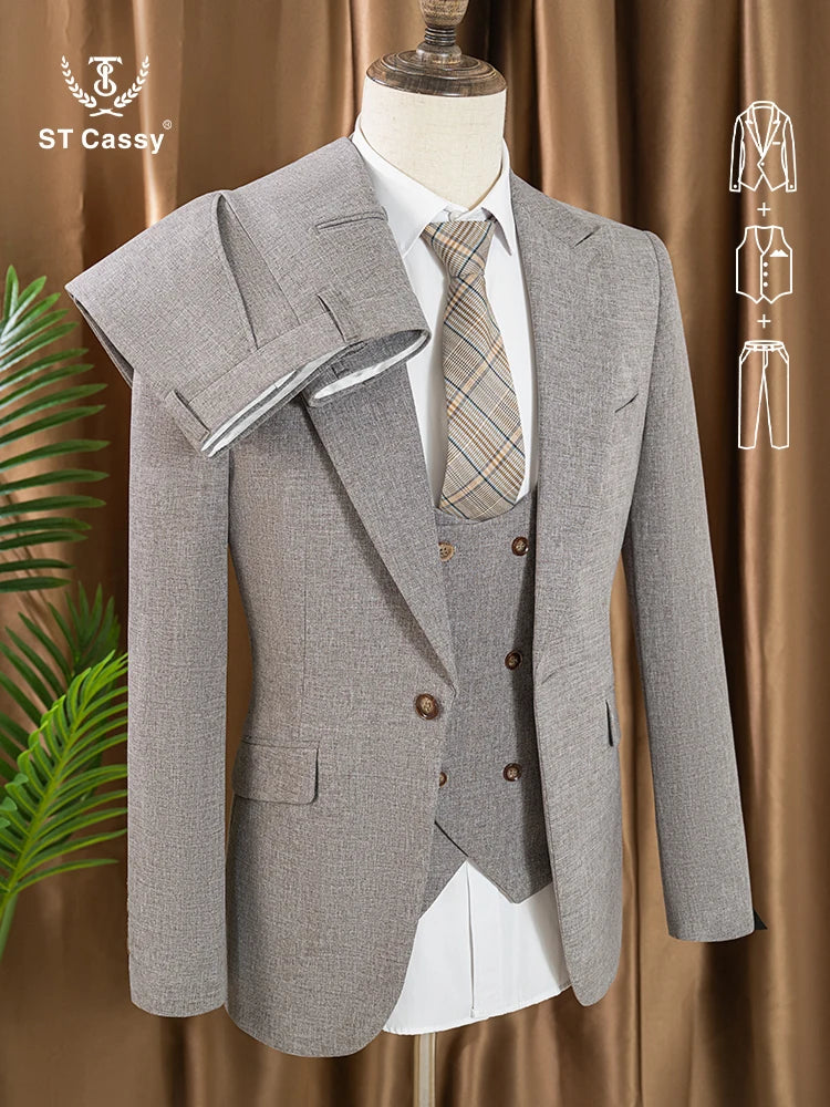 Men's Slim-Fit Suit Set — product view