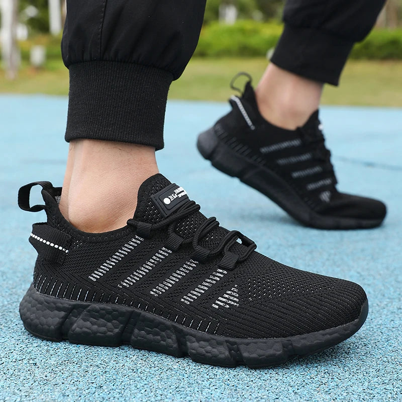 Men's Soft-Sole Mesh Sneakers