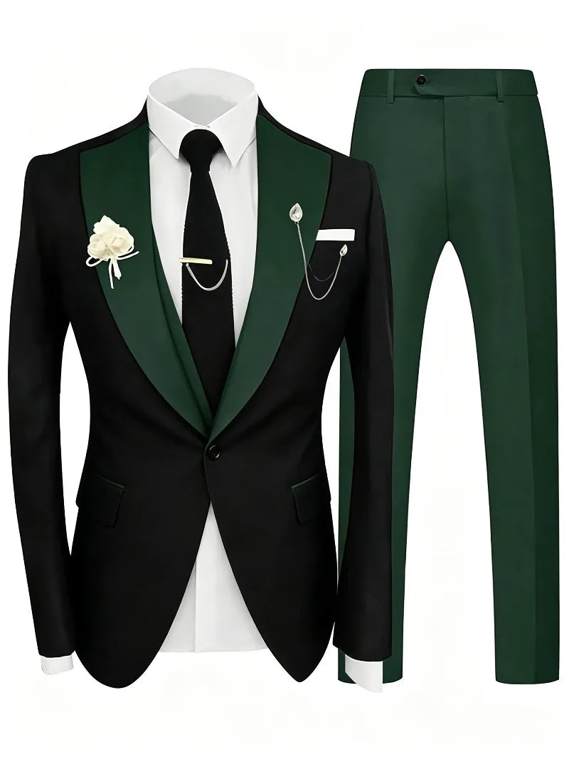 Men's Three-Piece Business & Occasion Suit