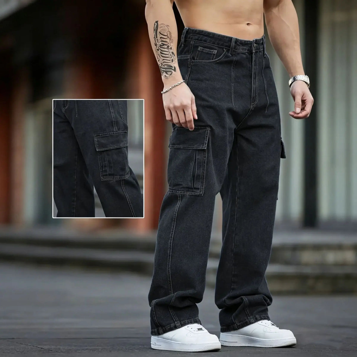Men's Cargo Pants for Work & Outdoor Wear — product view