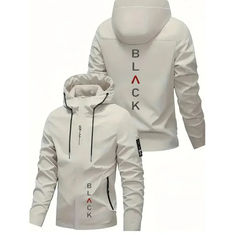 Men's Hooded Zip-Up Jacket