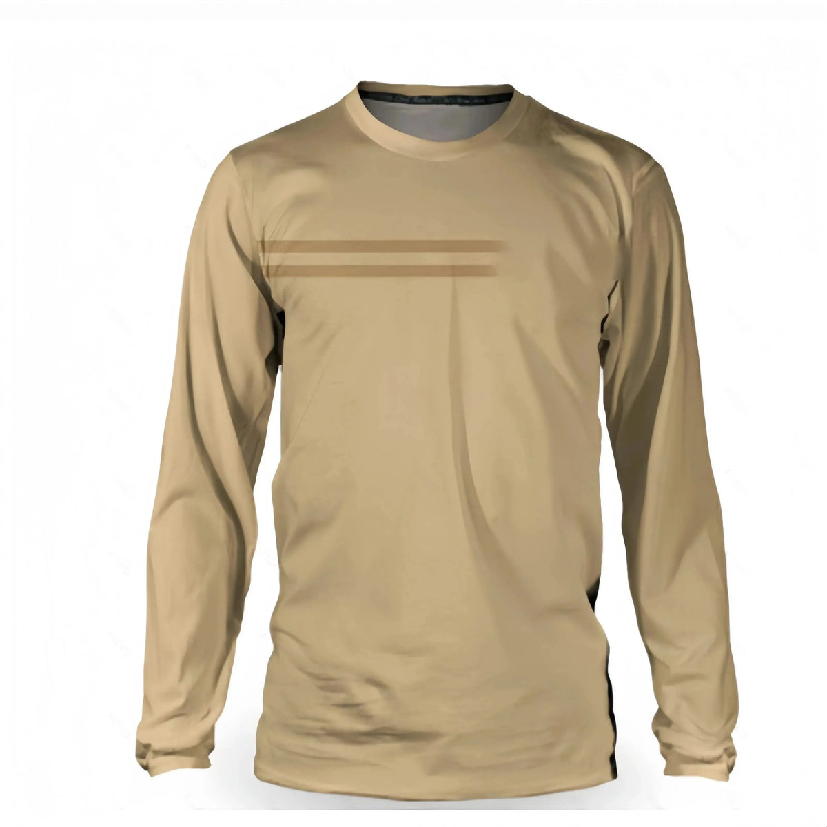 Men's Striped Long-Sleeve Casual T-Shirt
