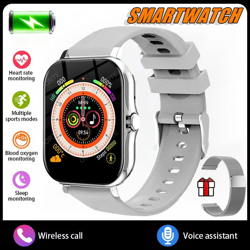 Outdoor 1.83-Inch Calling Smartwatch with Sleep Features