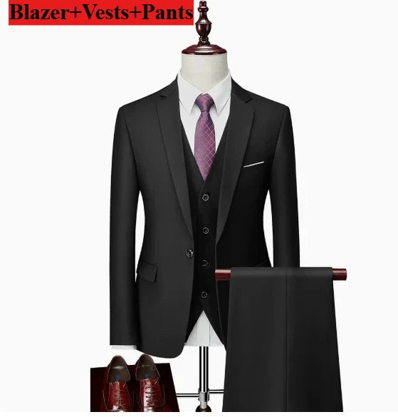 Men's British-Inspired Wedding Suit