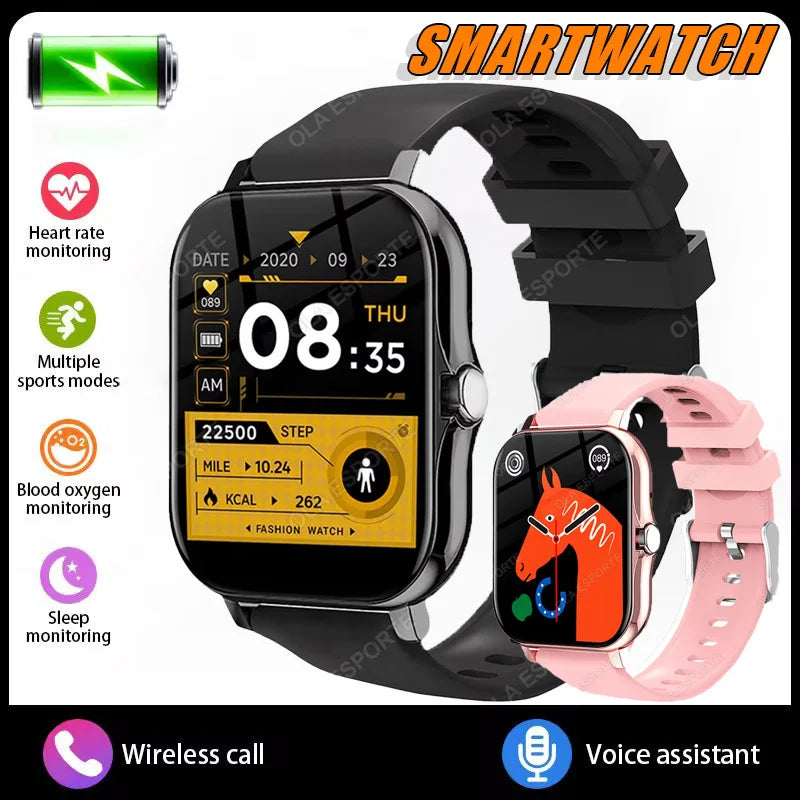 Outdoor 1.83-Inch Calling Smartwatch with Sleep Features