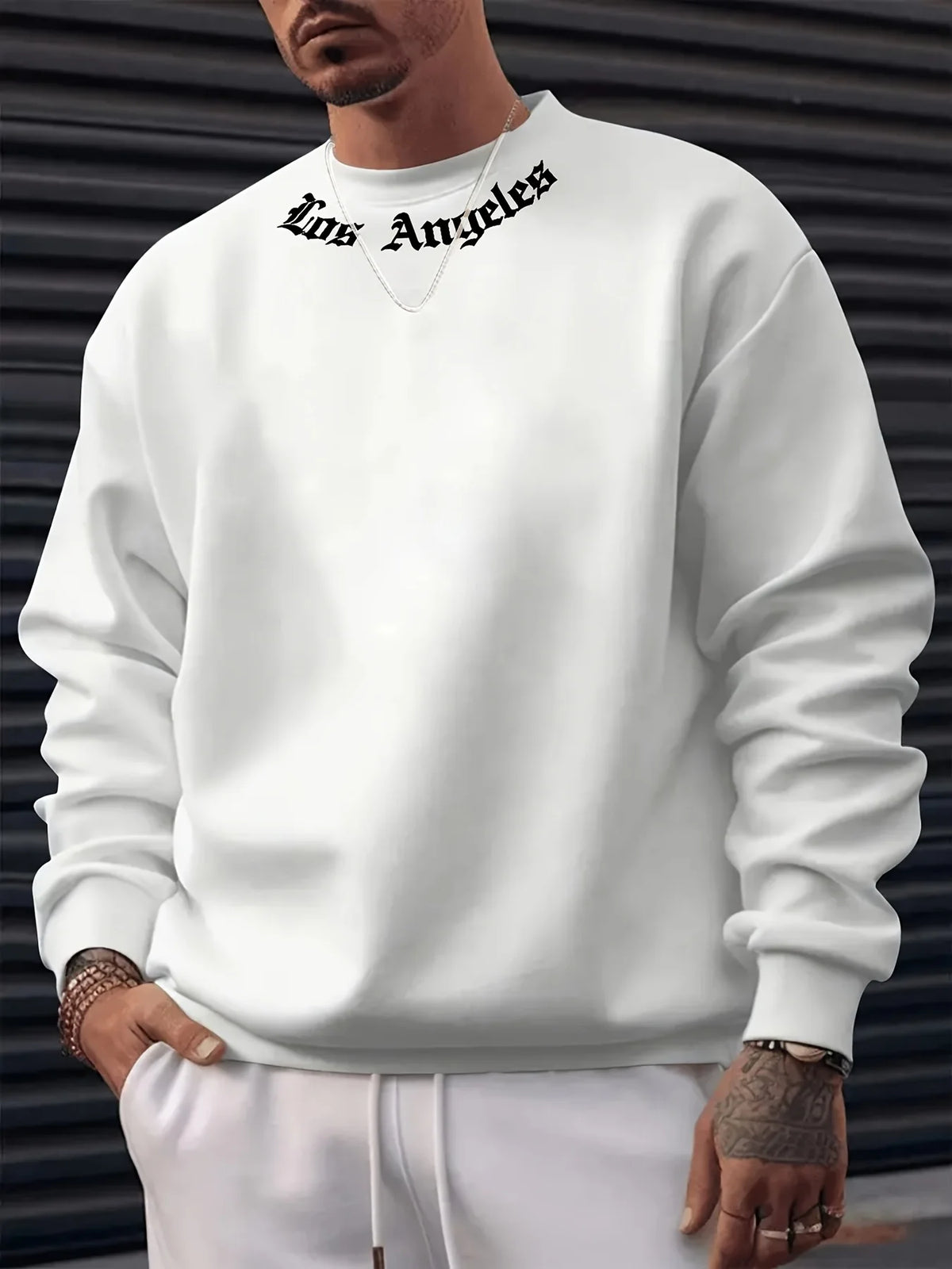 Men's Graphic Print Casual Hoodie