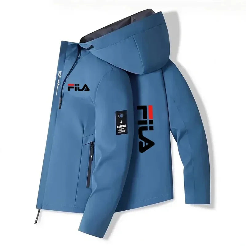 Men's Hooded Zip-Up Jacket