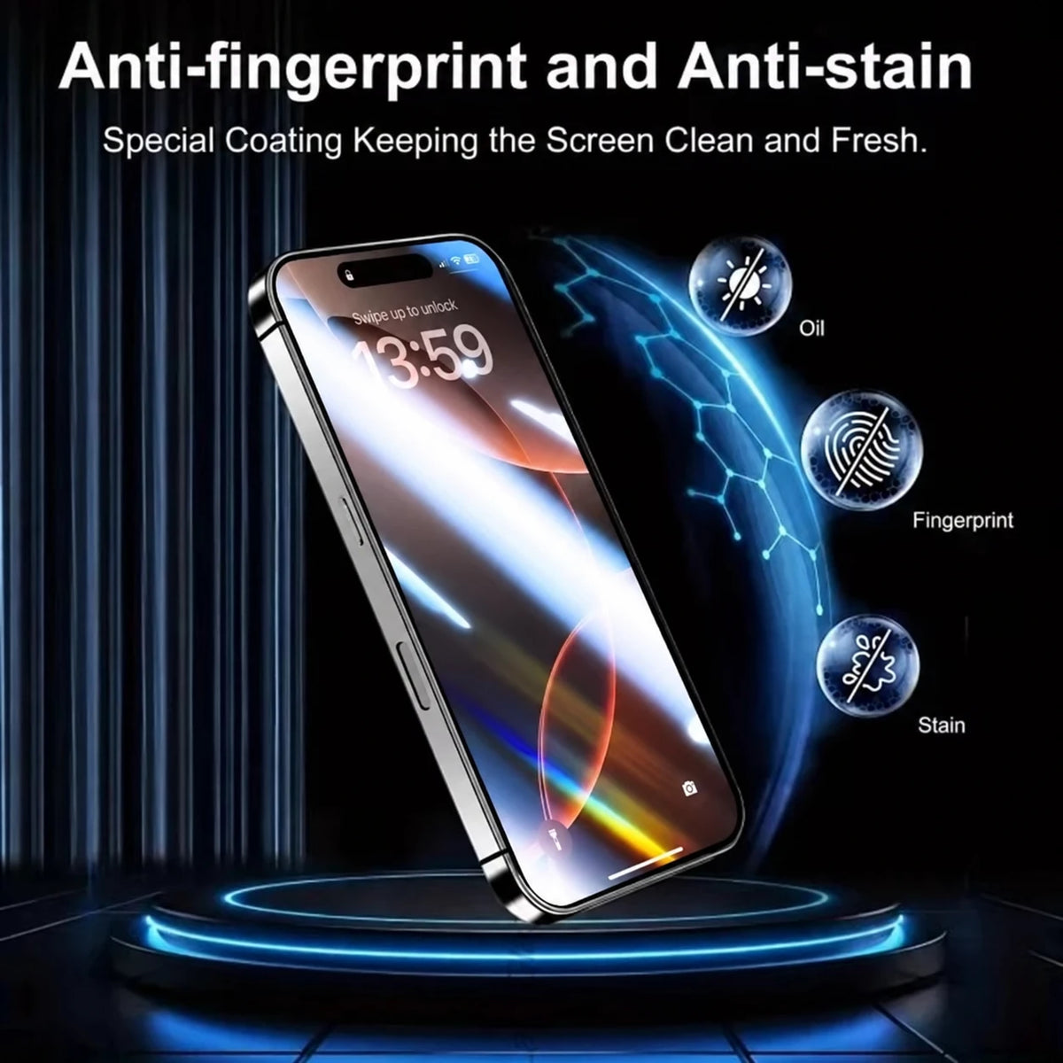 Easy-Install Tempered Glass Screen Protector for iPhone 18 Pro, iPhone 17 Pro, iPhone 18 Pro Max, iPhone 17, iPhone Air, iPhone 17 Pro Max, iPhone 16e, iPhone 15 Plus, iPhone X, iPhone 14, iPhone 13, iPhone 15, iPhone 12 & More Models
