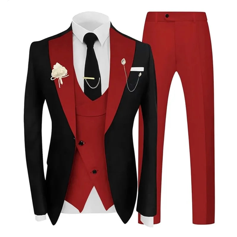 Men's Three-Piece Formal Suit