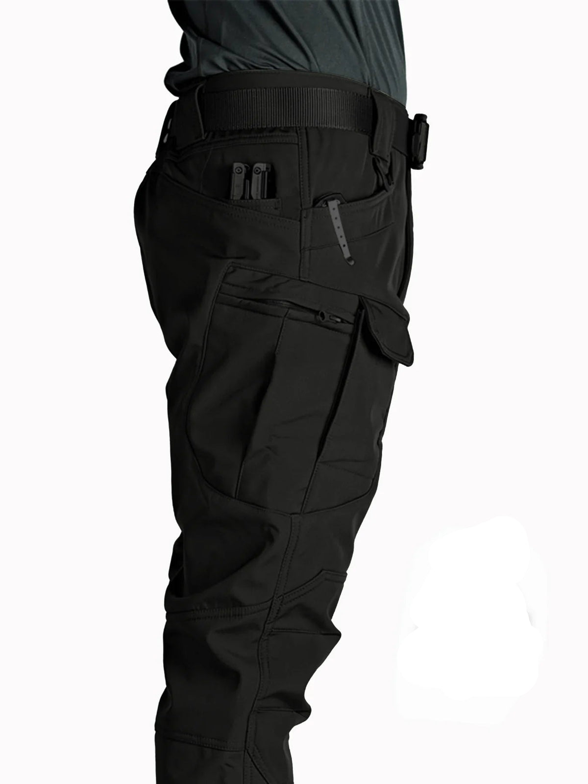 Men's Cargo Pants - Multi-Pocket Stretch Softshell — product view