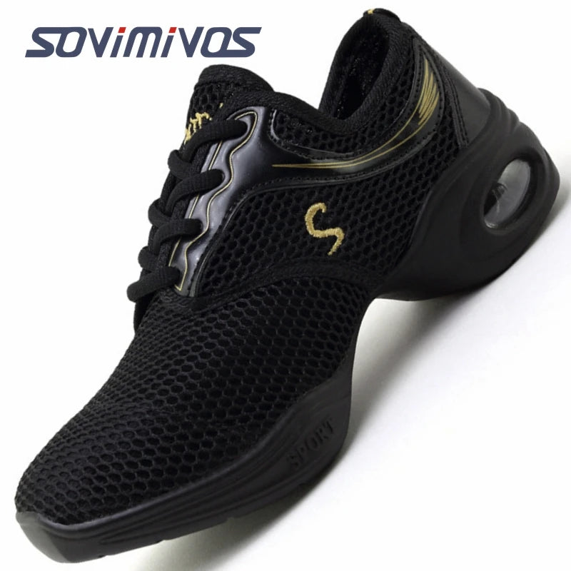 Lace-Up Dance Sneakers for Jazz and Hip-Hop — product view