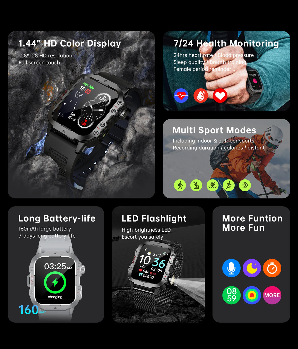 1.44-Inch Calling Smartwatch