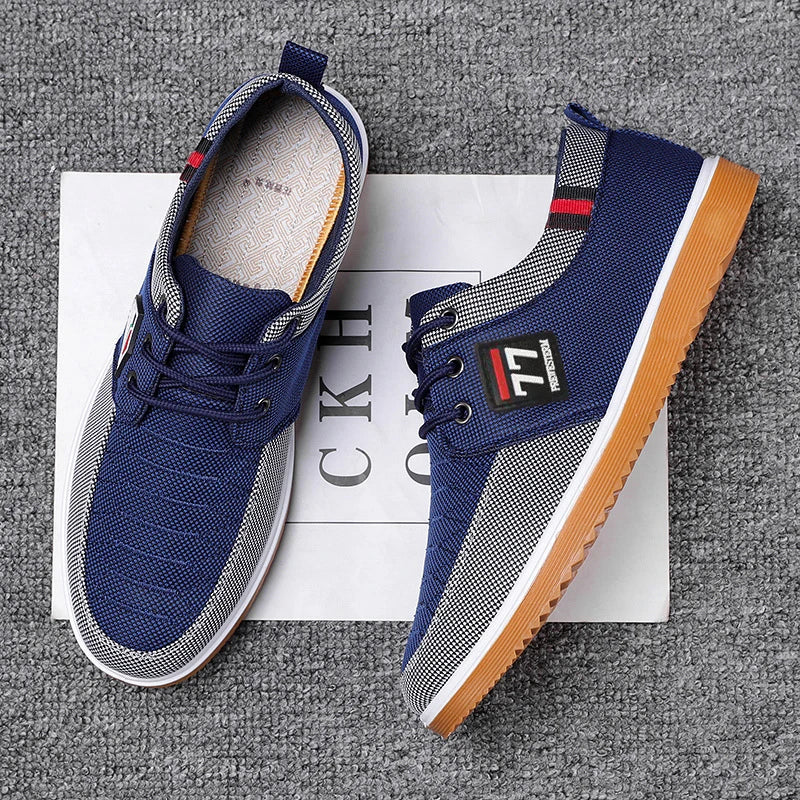Baskets en toile pour homme