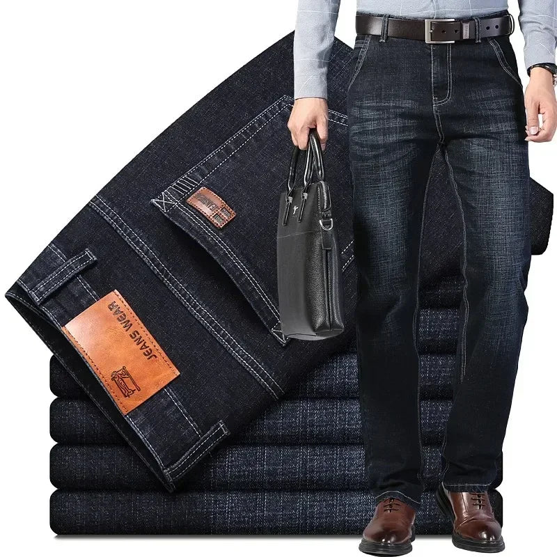 Men's Regular Fit Stretch Denim Jeans — product view