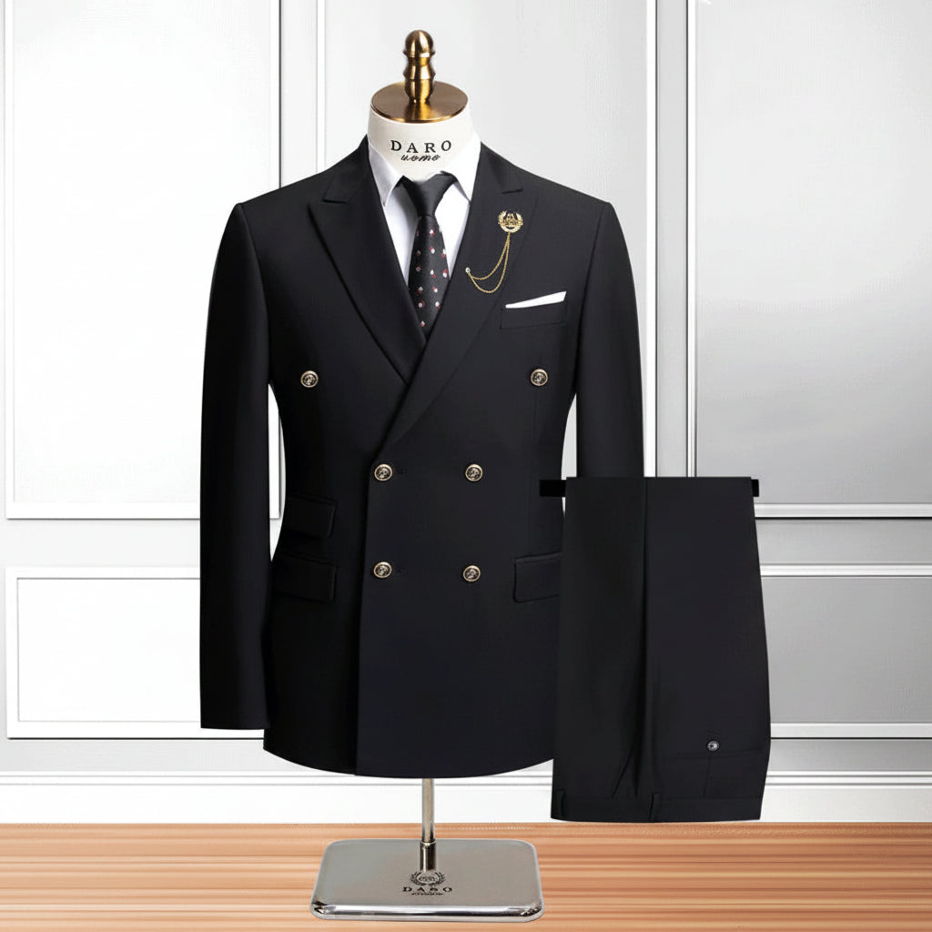 Men's Slim Fit Formal Business Suit 2Pcs Set — product view