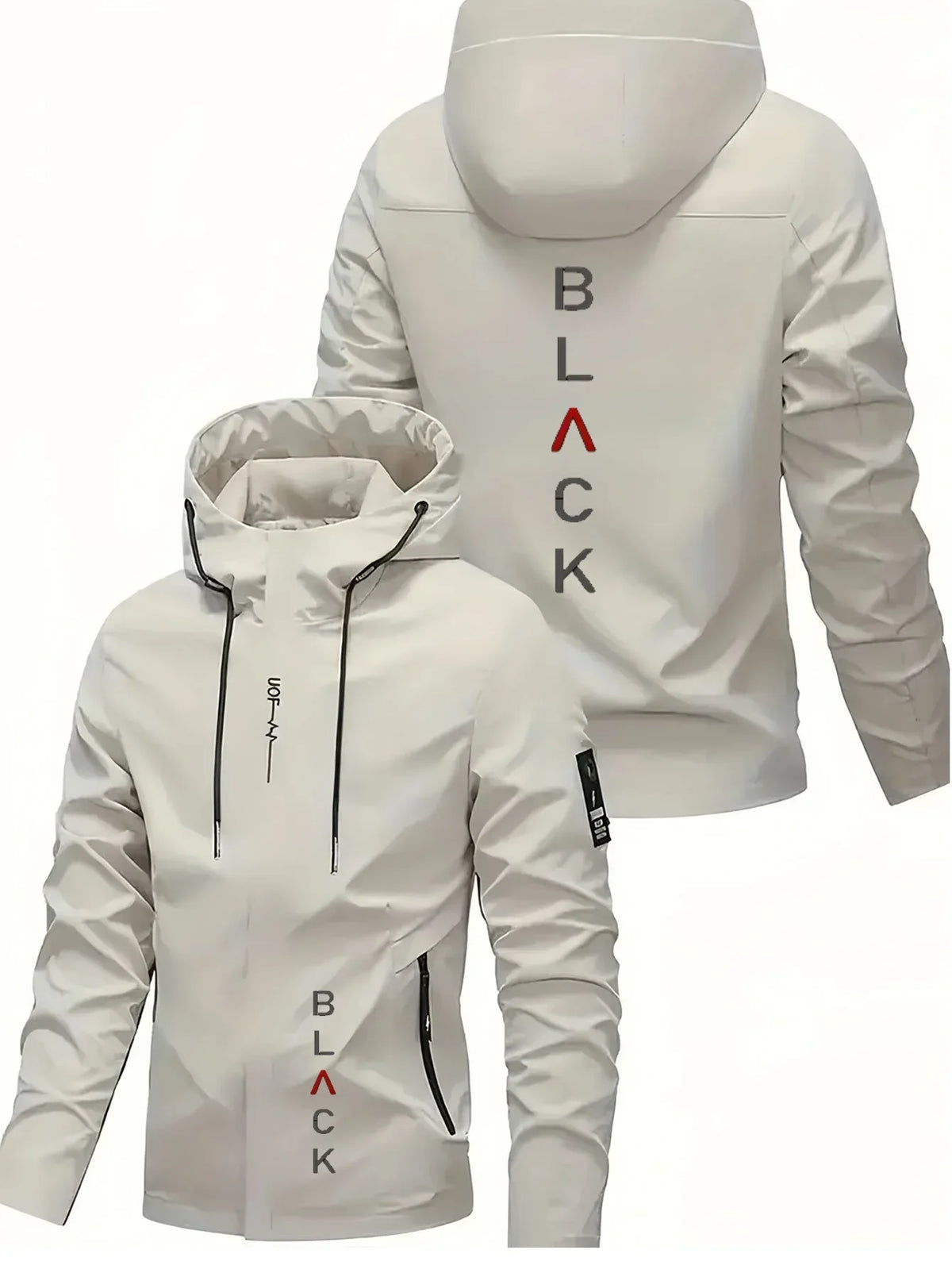 Men's Hooded Zip-Up Jacket