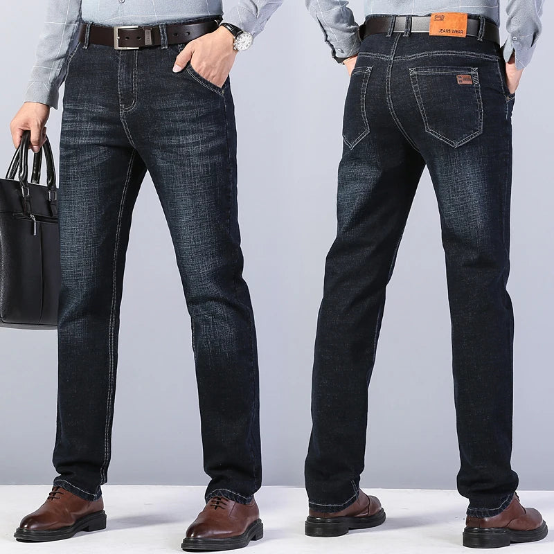 Men's Regular Fit Stretch Denim Jeans — product view