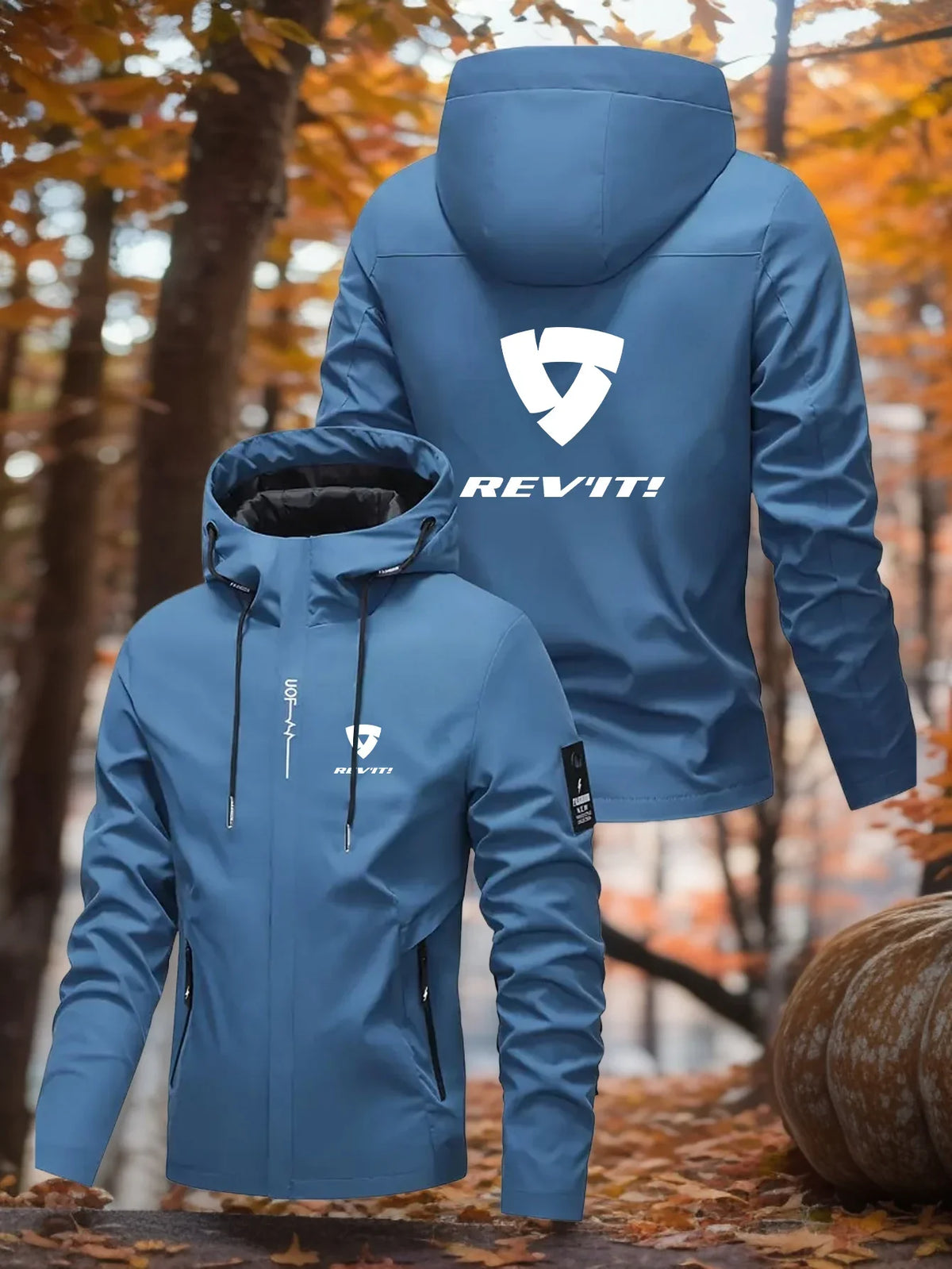 Men's Hooded Zip-Up Jacket