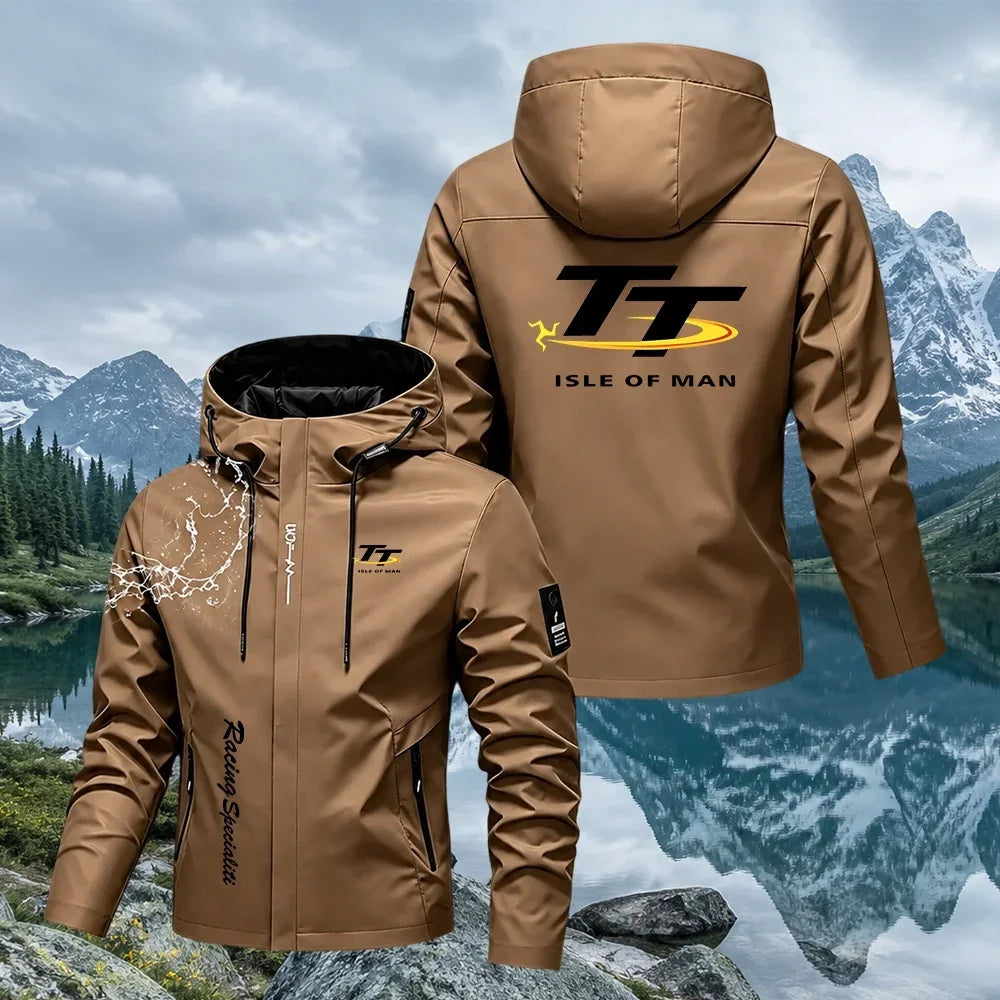 Men's Hooded Zip-Up Jacket