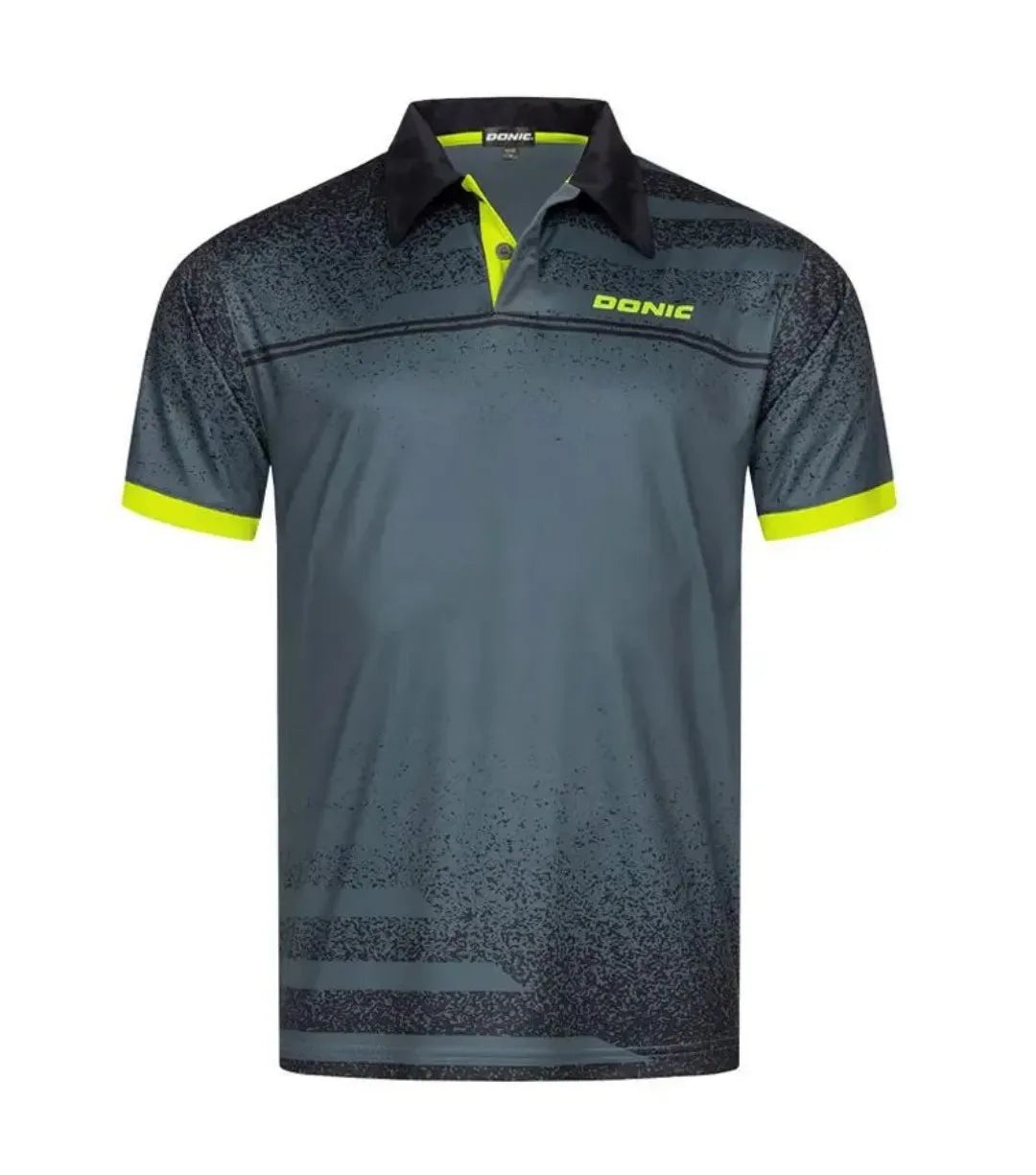 Men's Graphic Print Polo Shirt