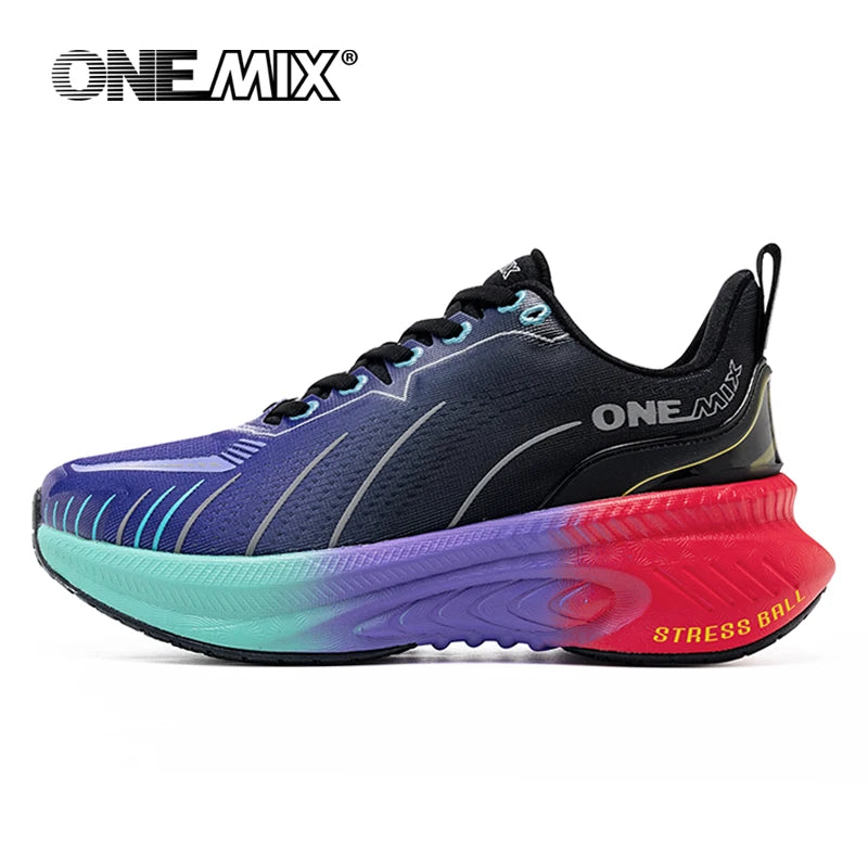 Unisex White Cushioned Running-Style Shoes