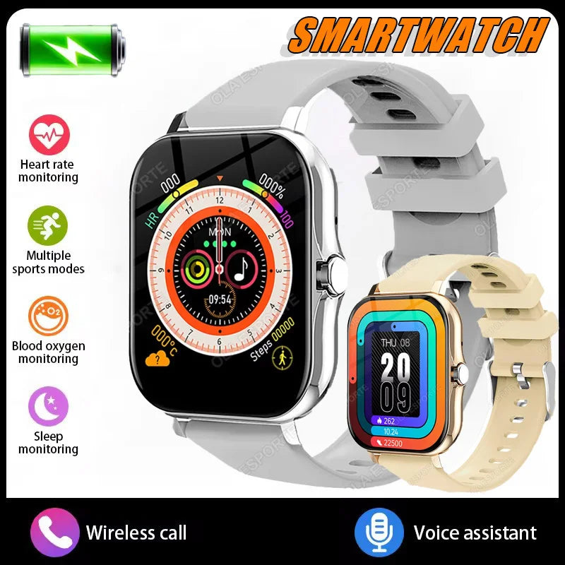 Outdoor 1.83-Inch Calling Smartwatch with Sleep Features