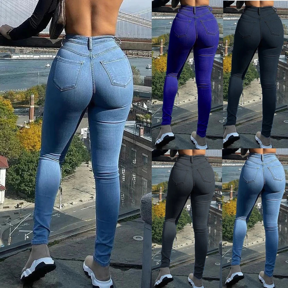 Women's Mid-Rise Stretch Skinny Jeans — product view