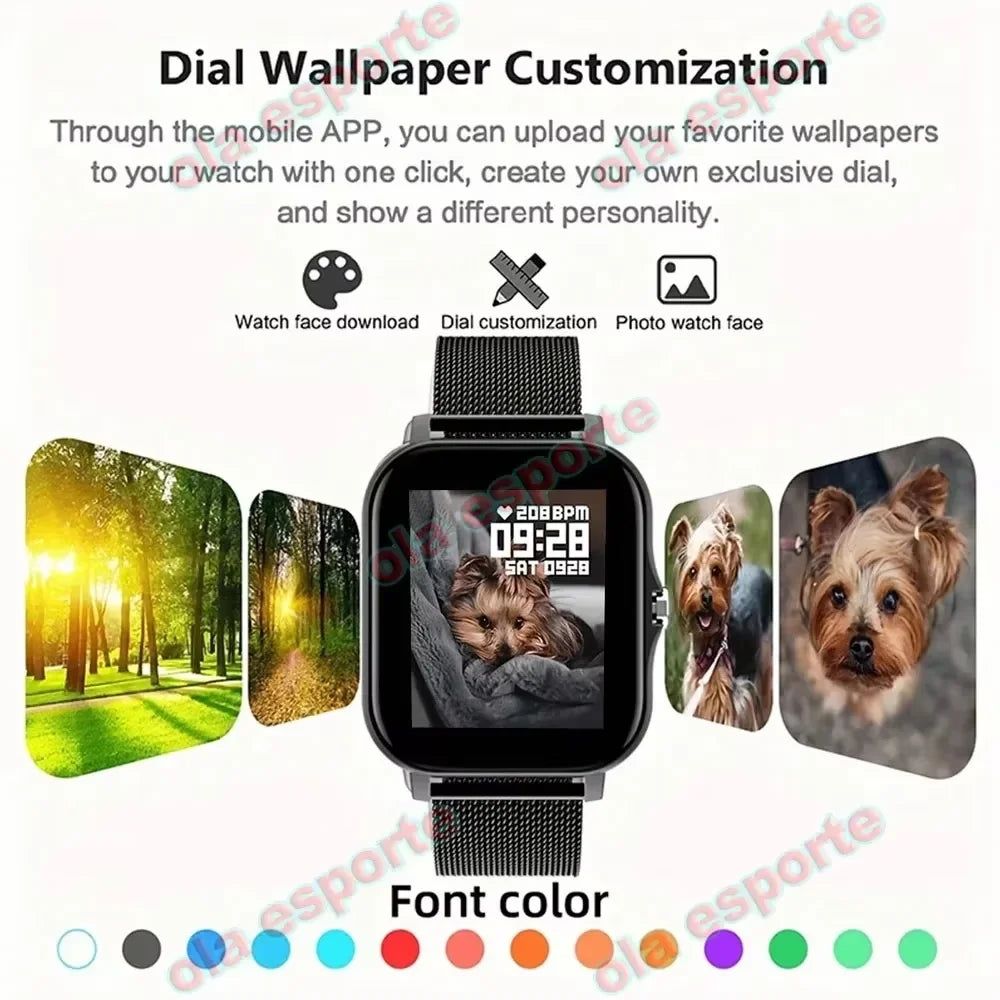 Outdoor 1.83-Inch Calling Smartwatch with Sleep Features