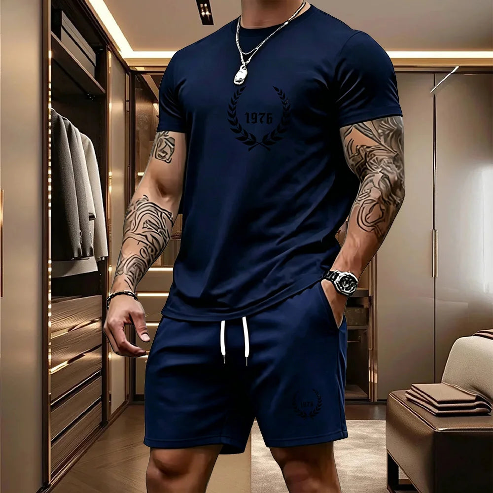 Men's Top & Shorts Set