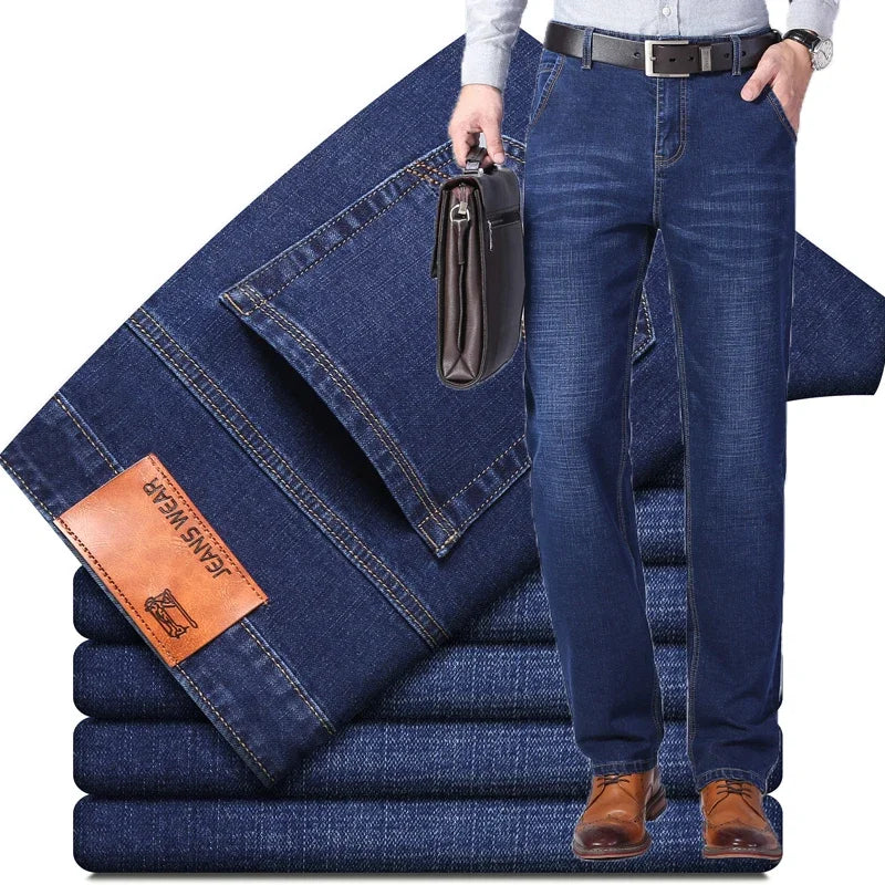 Men's Regular Fit Stretch Denim Jeans — product view