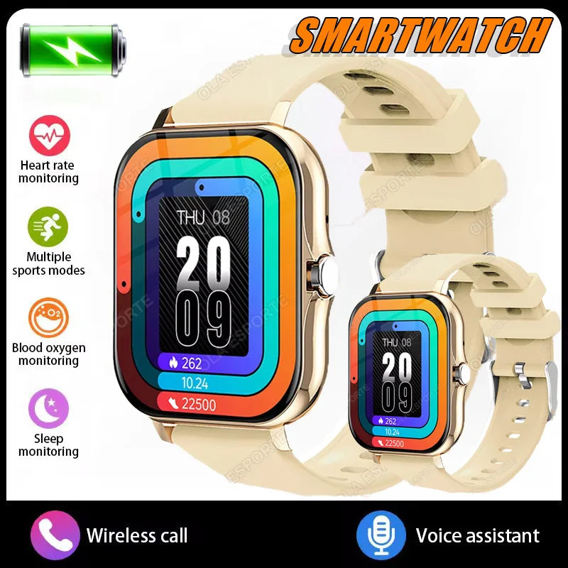 Outdoor 1.83-Inch Calling Smartwatch with Sleep Features